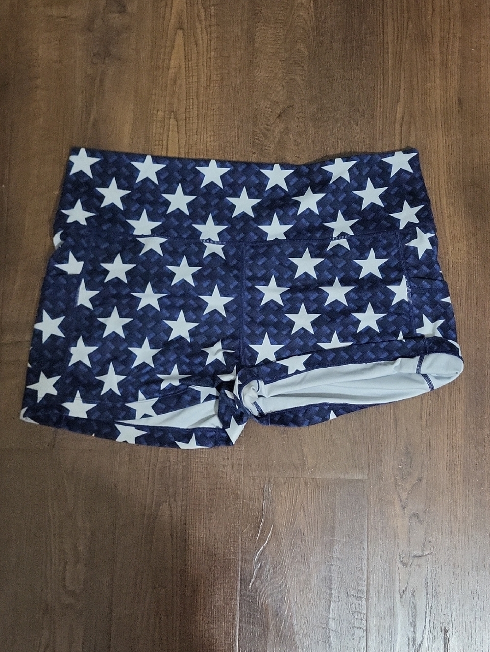 Constantly Varied Gear Navy Star Pattern Bike Shorts XXL 2.5 Inch Inseam